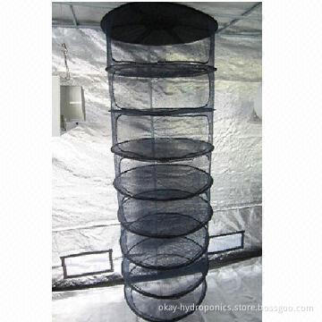 Dryer rack for hydroponics grow
